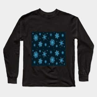 Crystal Snowflakes Long Sleeve T-Shirt